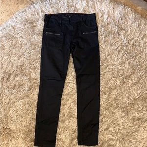Sanctuary black ankle jeans with zip pockets